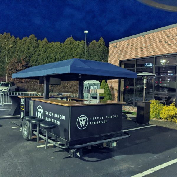 TAPT Tailgate Bar custom wrapped for the Travis Manion Foundation Tailgate