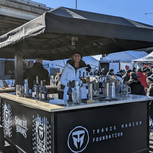 Professional bartenders and promotions for tailgate party in Philadelphia